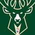 NBA Milwaukee Bucks Large Logo Moto E5 Play Skin